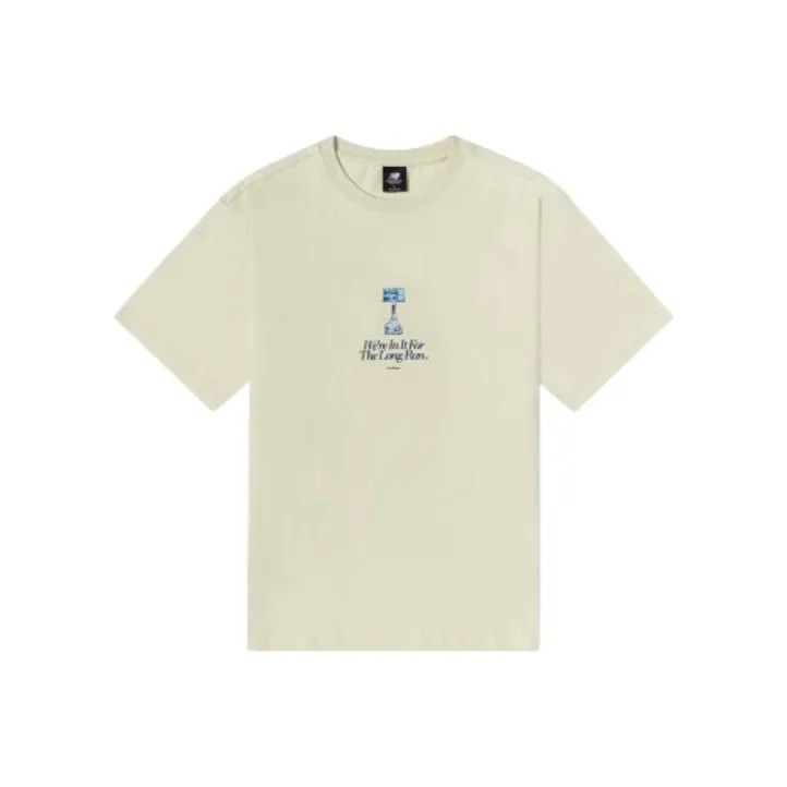 New Balance совместный бренд ANB SS22 T-рубашка мужская бежевая