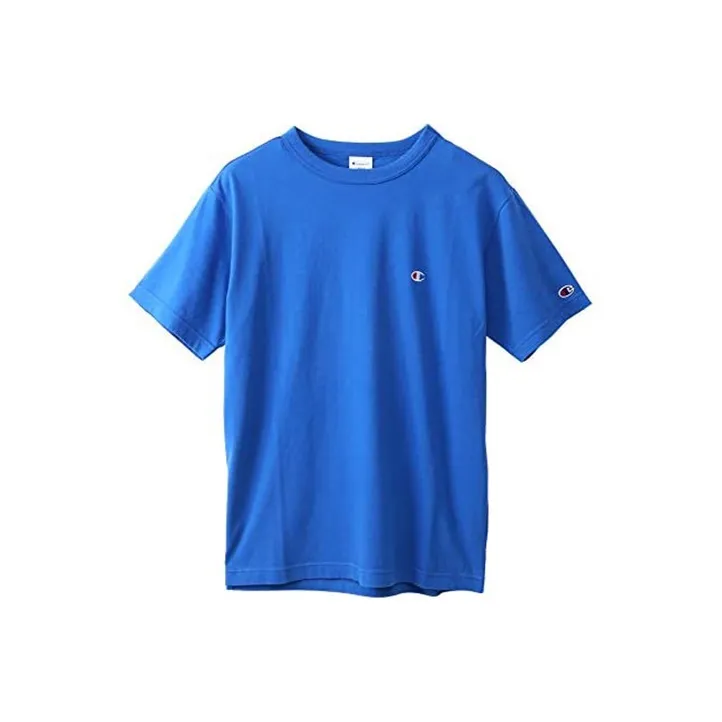 Champion T-Shirt Японская версия Унисекс Королевский синий