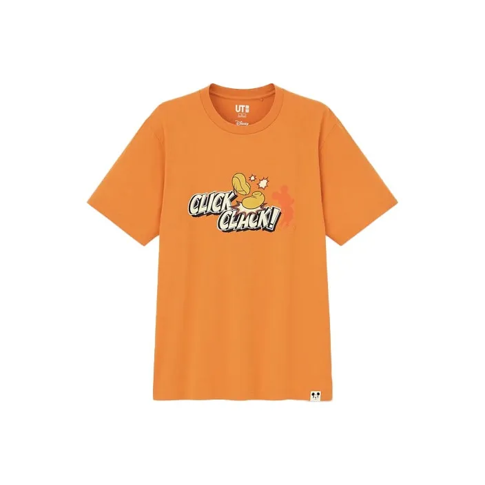 UNIQLO T-Shirt Unisex Bright Orange