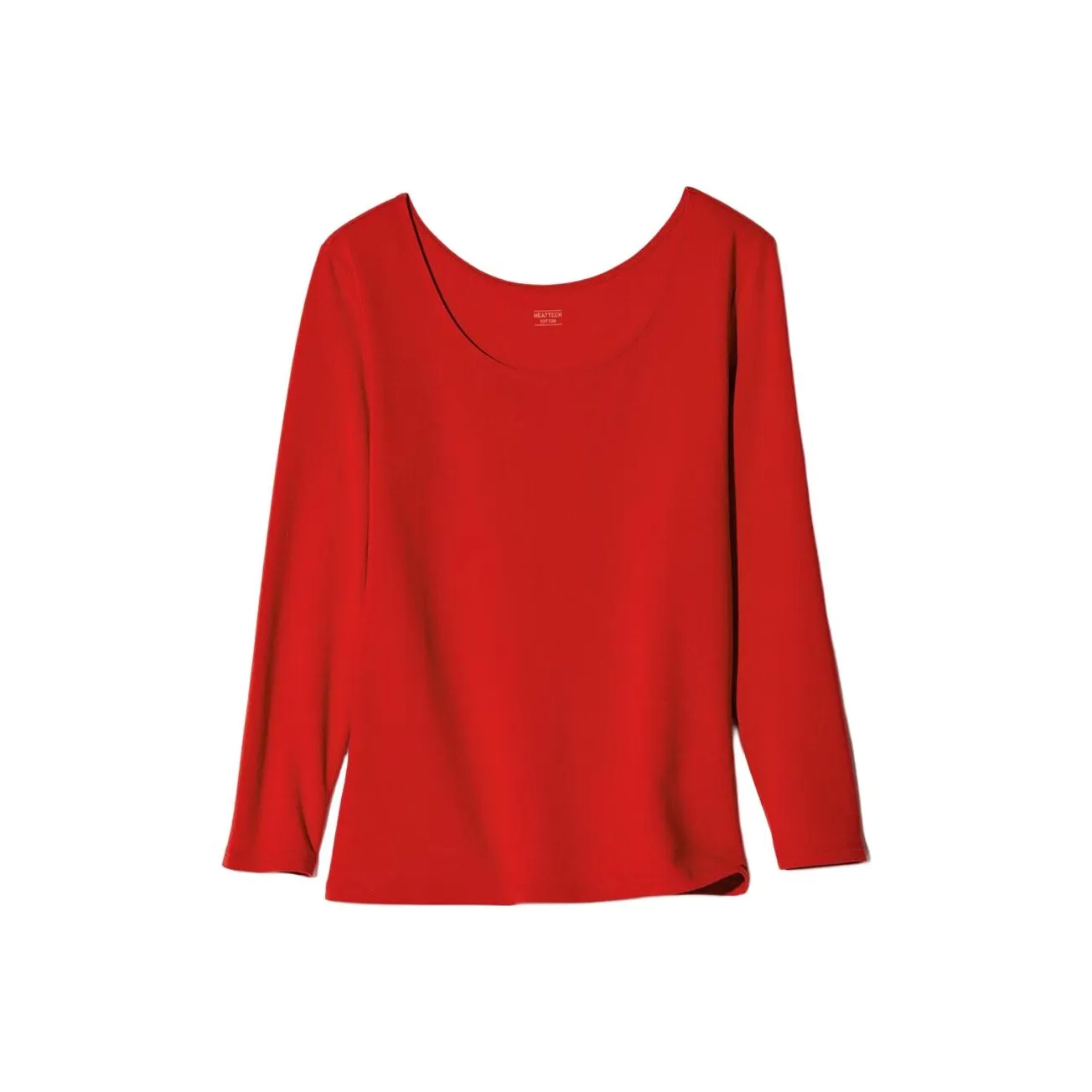 UNIQLO Thermal Top Women's Coral Red