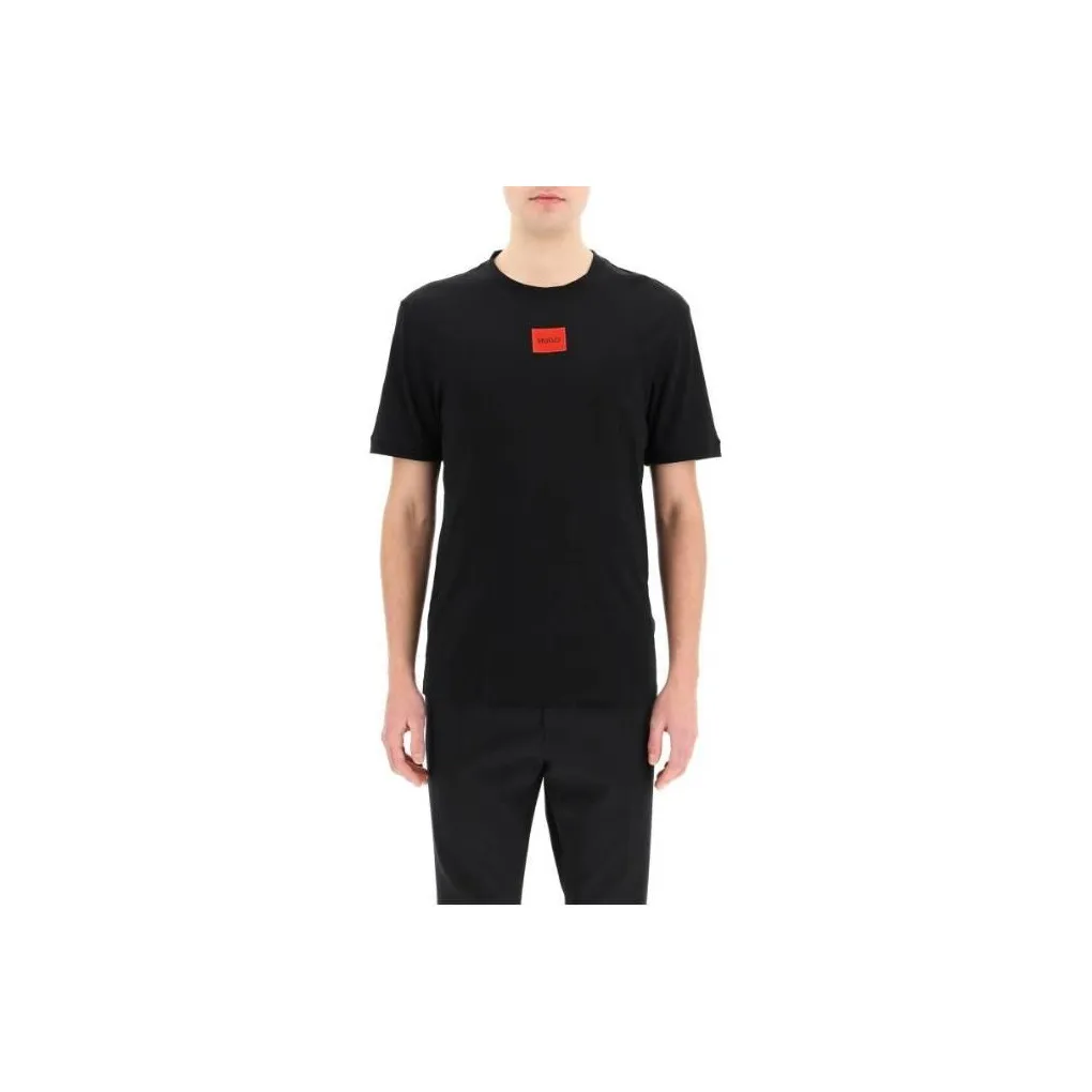 HUGO BOSS Logo Label Jersey T Shirt