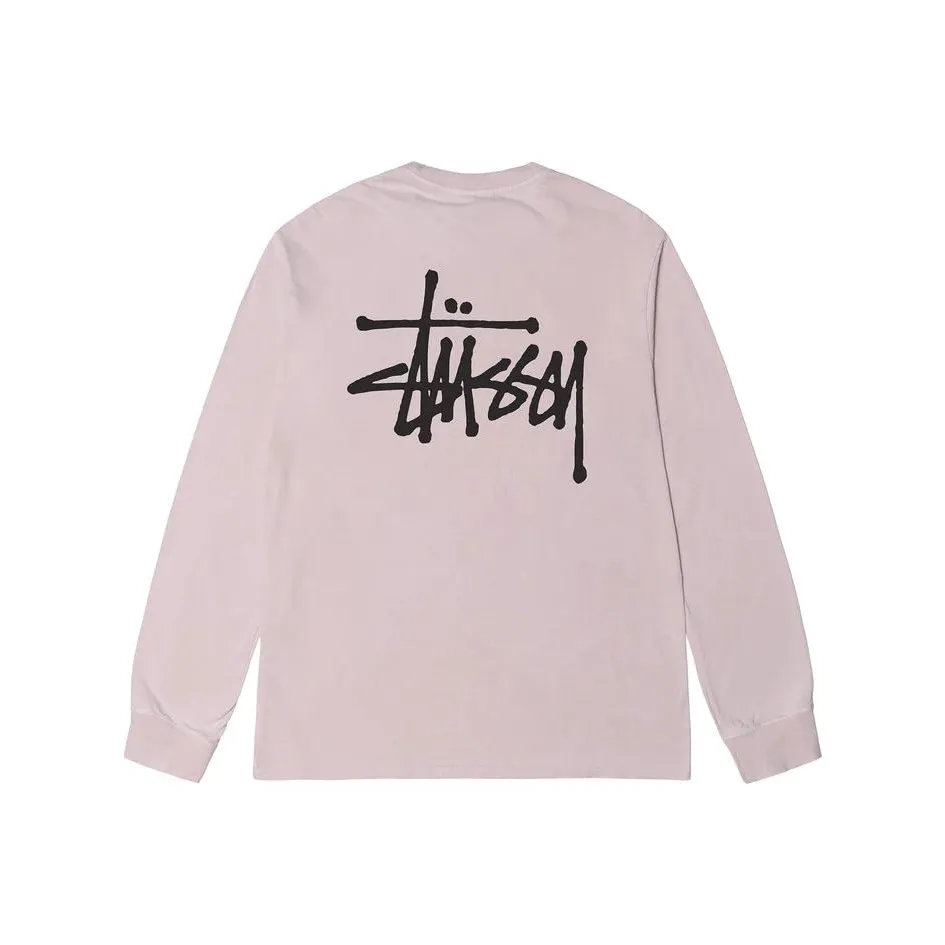 Stussy Basic Pigment Dyed Long Sleeve Tee