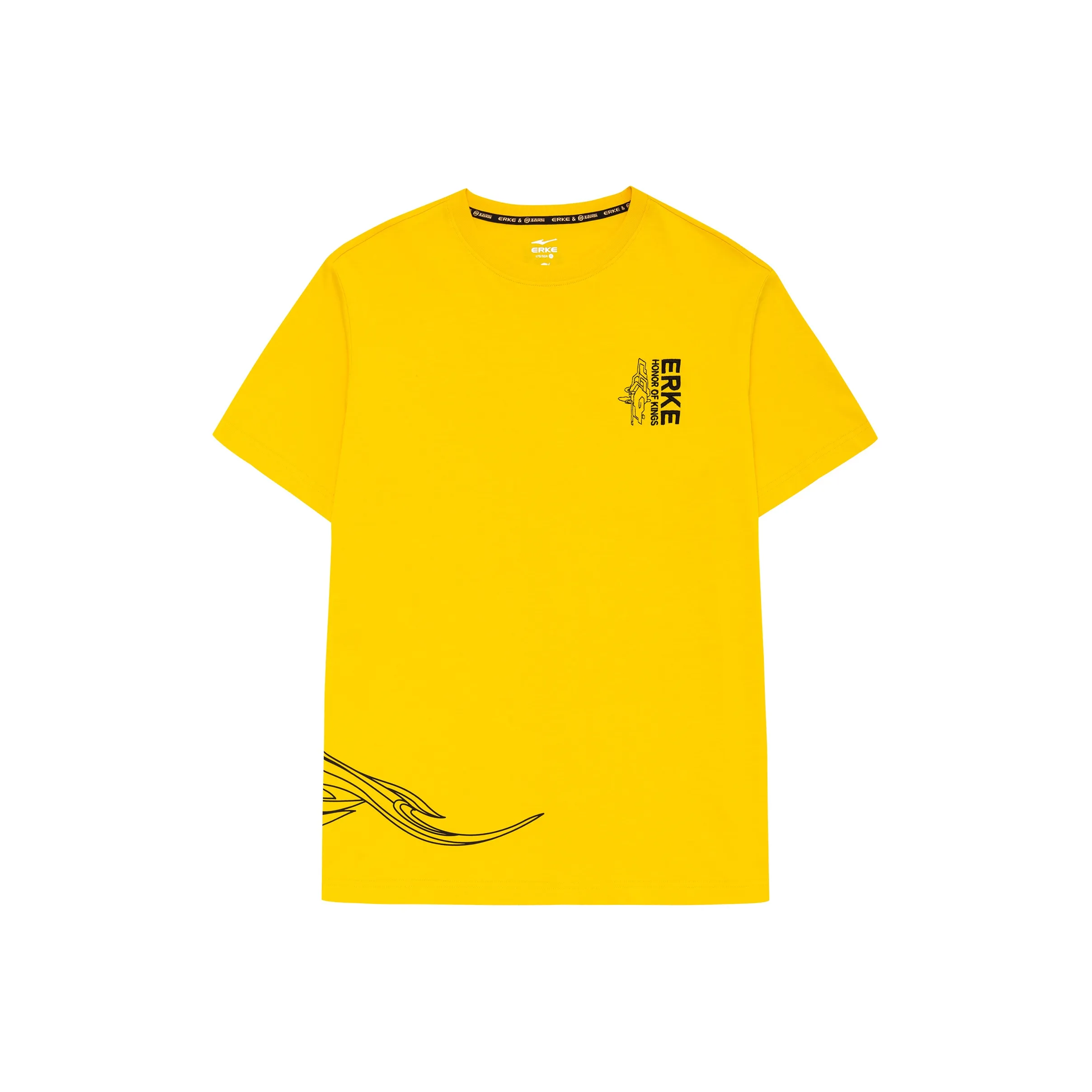 Erke T Shirt Men's Nuclear Energy Yellow