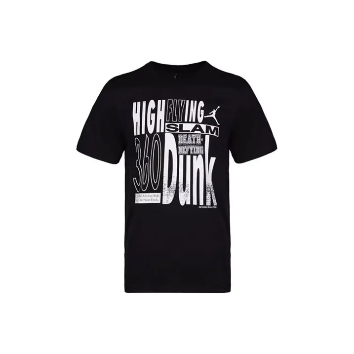 Джордан AIRTIST Series Черные Мужские T-Рубашки
