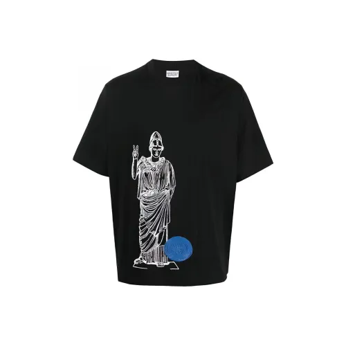 marcelo burlon Черная Мужская Рубашка