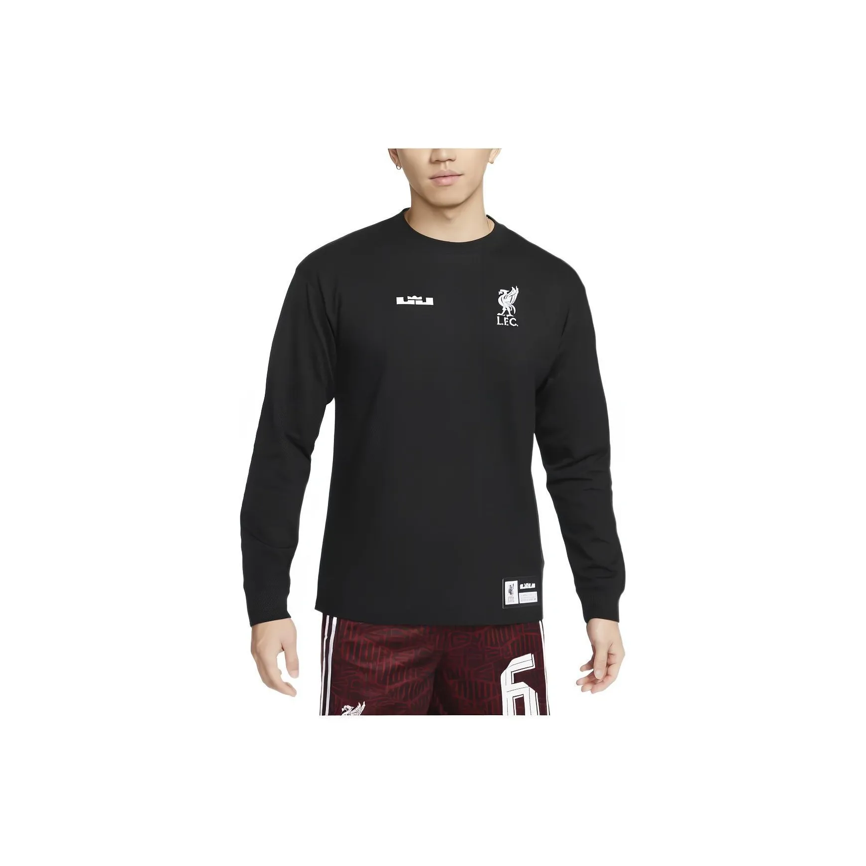 Nike x Lebron James X Liverpool Dri Fit T Shirt US Version Men's Black