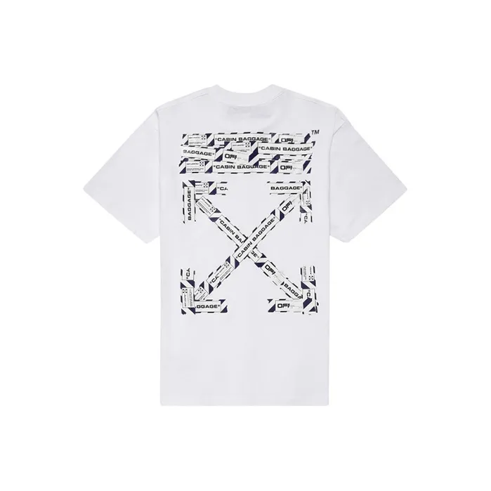 OFF WHITE Oversized Fit Airport Tape T Shirt