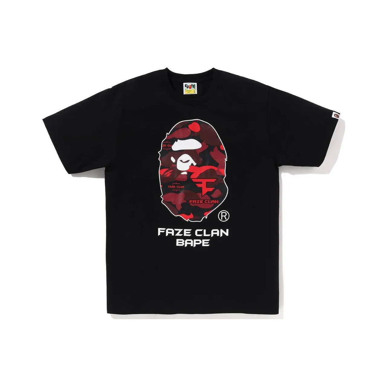 BAPE X Faze Clan Tee Black