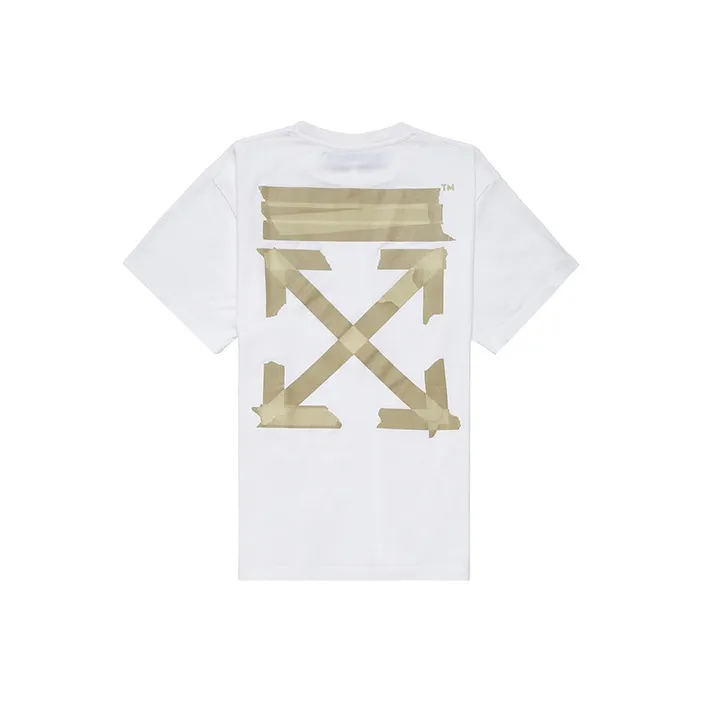 Off Белый SS20 Мужские T-рубашки