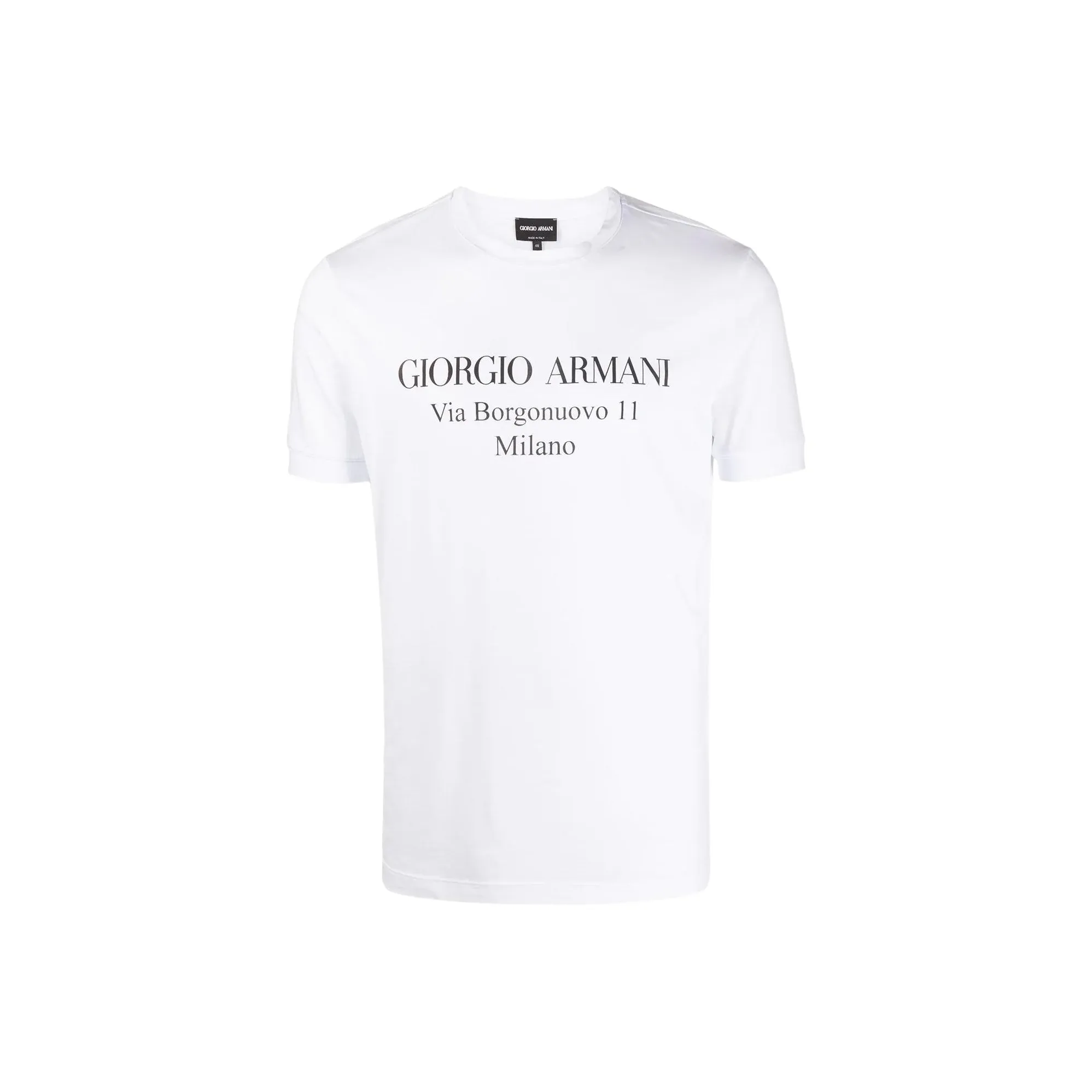 GIORGIO ARMANI Logo Print Crewneck T Shirt