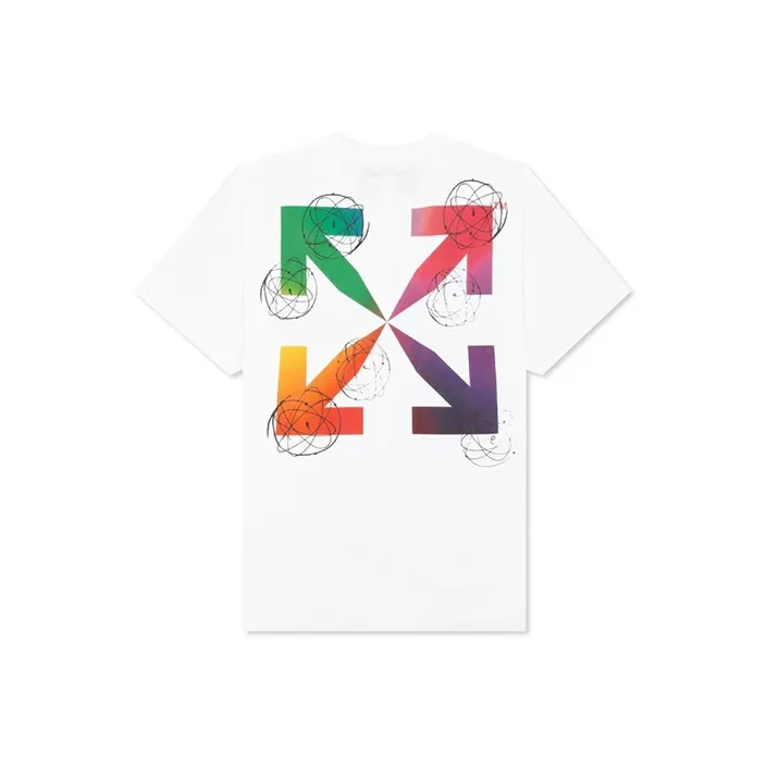 OFF WHITE X Futura Oversized Fit Atoms T Shirt