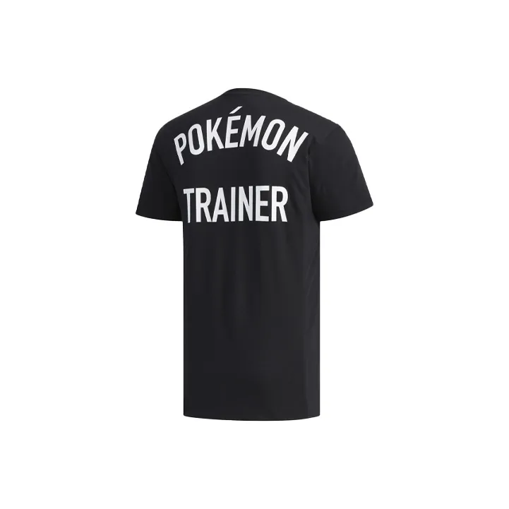 Pokemon X Adidas T Shirts Men's Black
