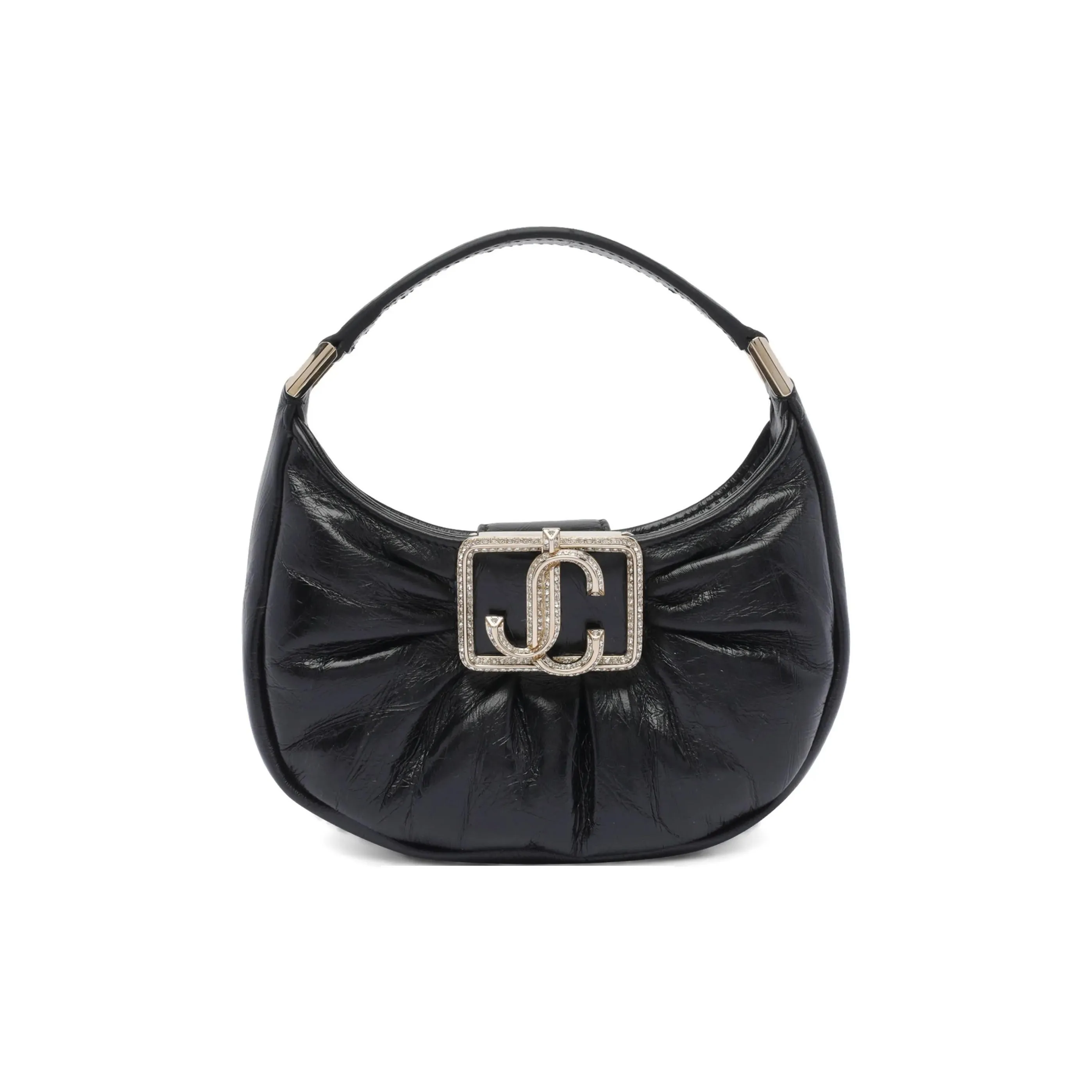 Jimmy Choo Calfskin Tote Bag, Shopping Bag, Shoulder Bag, Crossbody Bag, Handbag Women's Black