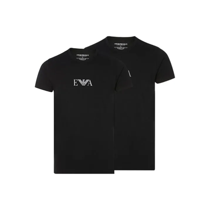 EMPORIO ARMANI T Shirt Men's 2 Pack Black