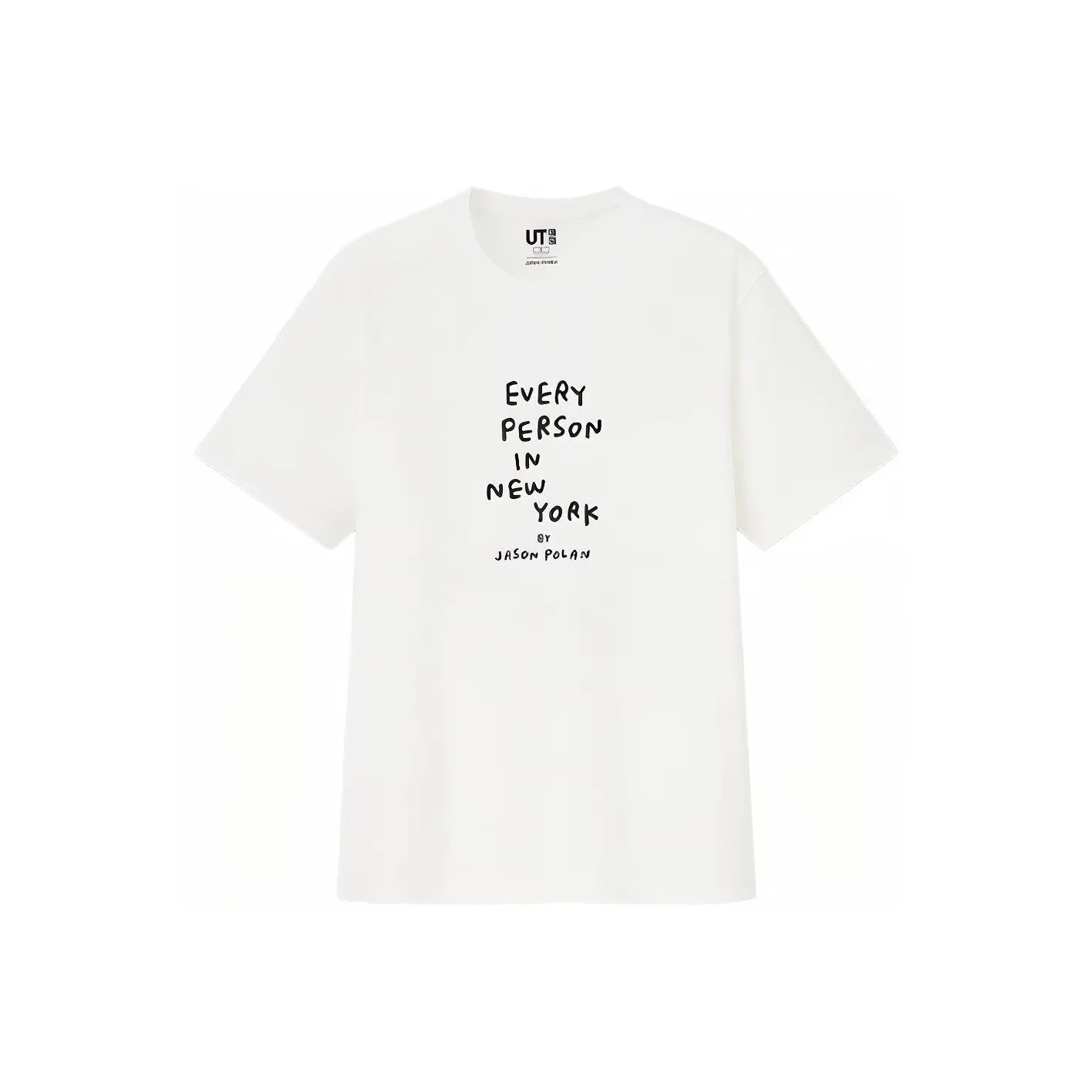 UNIQLO Белая унисекс футболка