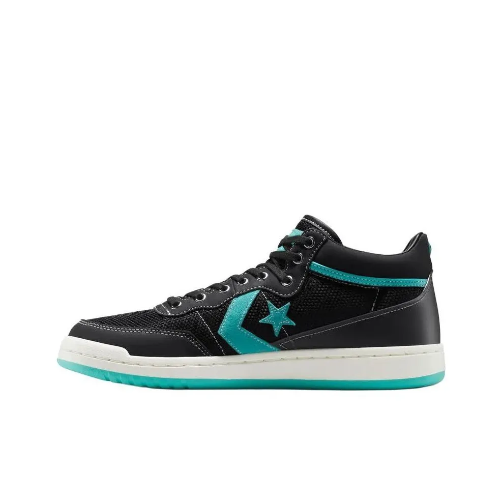 LIVERPOOL FC x Конверс Fastbreak PRO Slip-Resistant Abrasion-Resistant MID Скейтбординг Топ Кроссовки Unisex Черный Синий