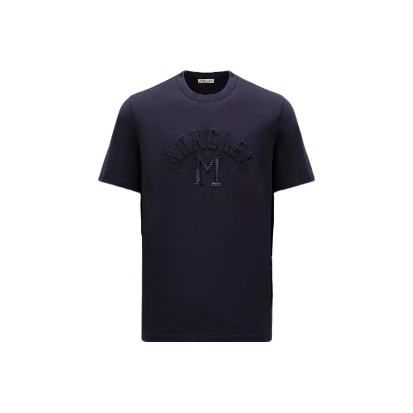 MONCLER SS23 T Рубашка Мужская Морской Синий