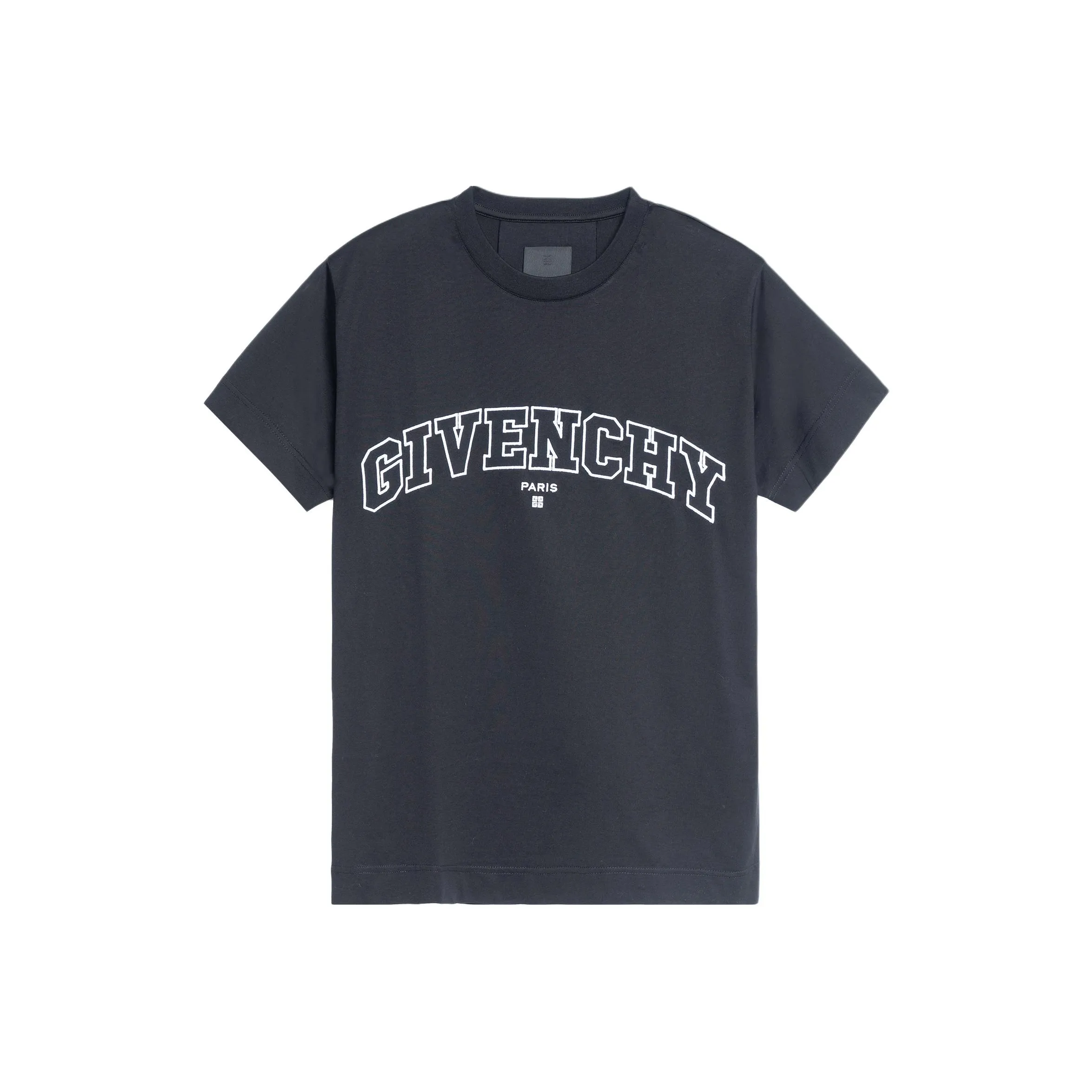 Givenchy Classic Fit College Embroidery T Shirt