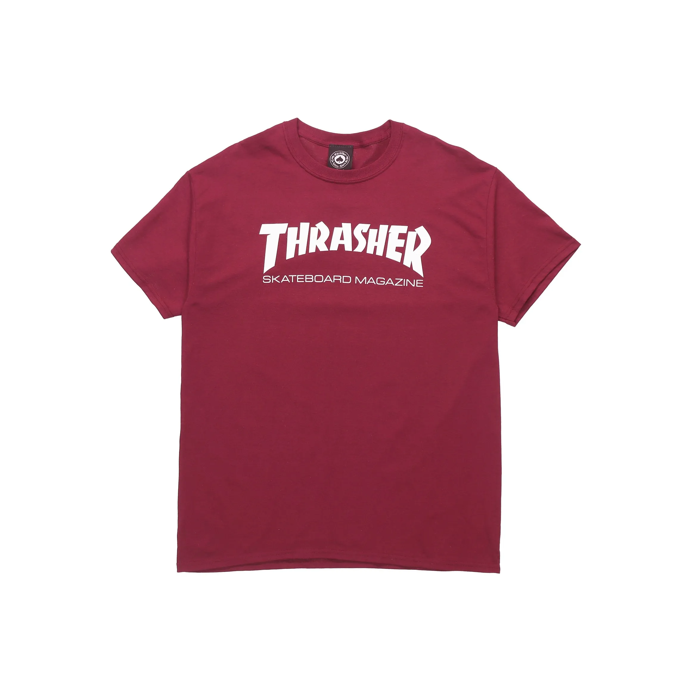 Thrasher T Shirt US Version Unisex Burgundy