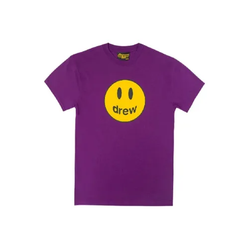 Drew House Smiley Collection Фиолетовая Унисекс Футболка