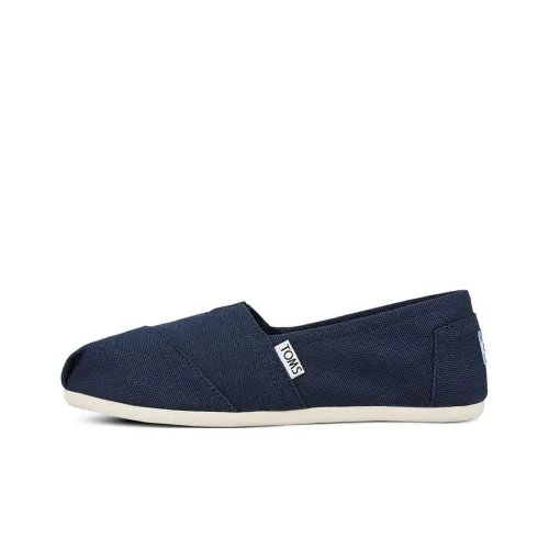 Toms Женские повседневные туфли, морской синий, женские