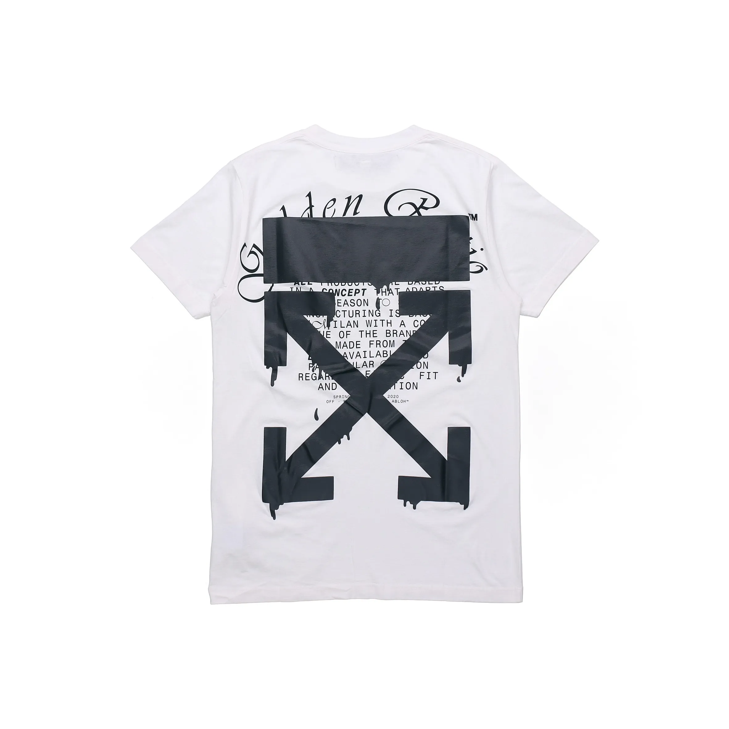 OFF WHITE SS20 T Shirt Regular Fit Men's White