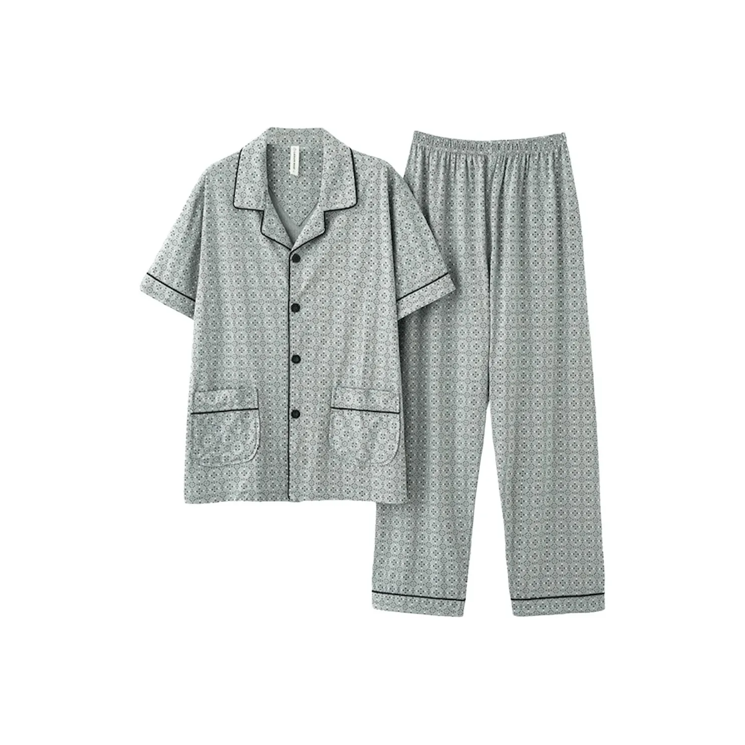 FARO Pajama Set Men's Gray Green