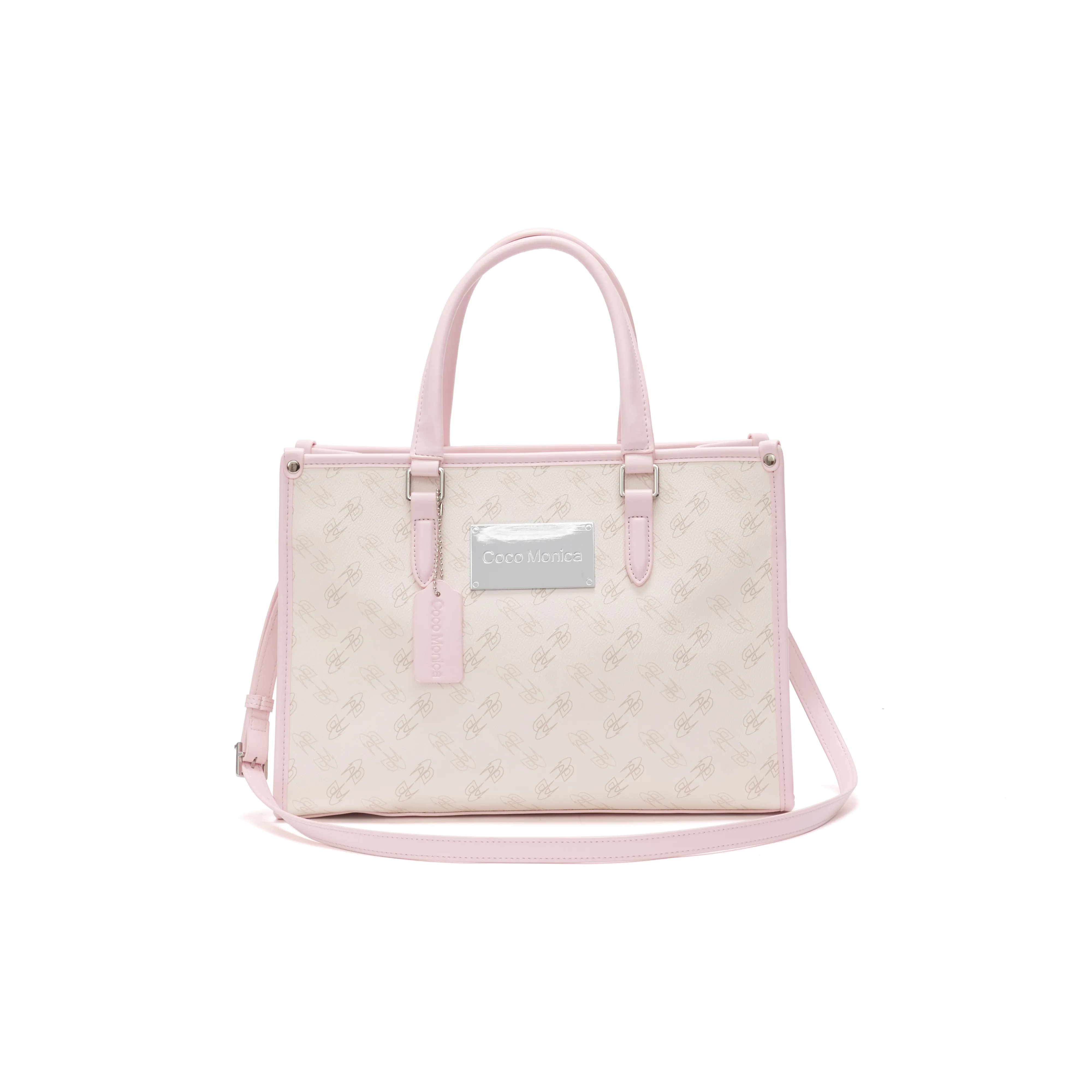 BONSAI STUDIO Microfiber Synthetic Leather One Shoulder Bag Tote Bag Shopping Bag Regular Bag Women's Blue Pink BONSAI STUDIO Микрофибра Синтетическая Кожа Одно Плечо Сумка Тоут Сумка Сумка для покупок Сумка Стандартная Женская Синяя Розовая