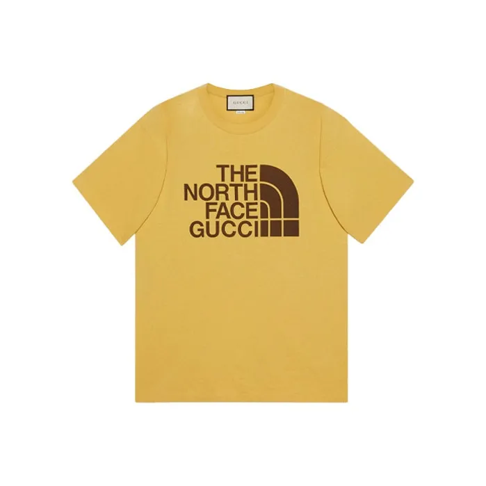 GUCCI Gucci X The North Face T Shirt Men's Light Yellow