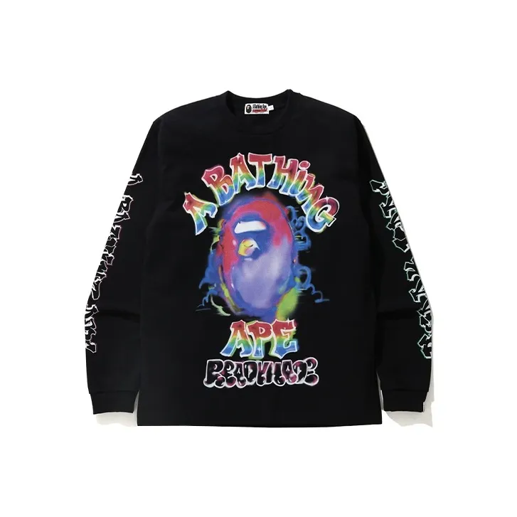 Bape X Readymade Spray Wide L/S Tee