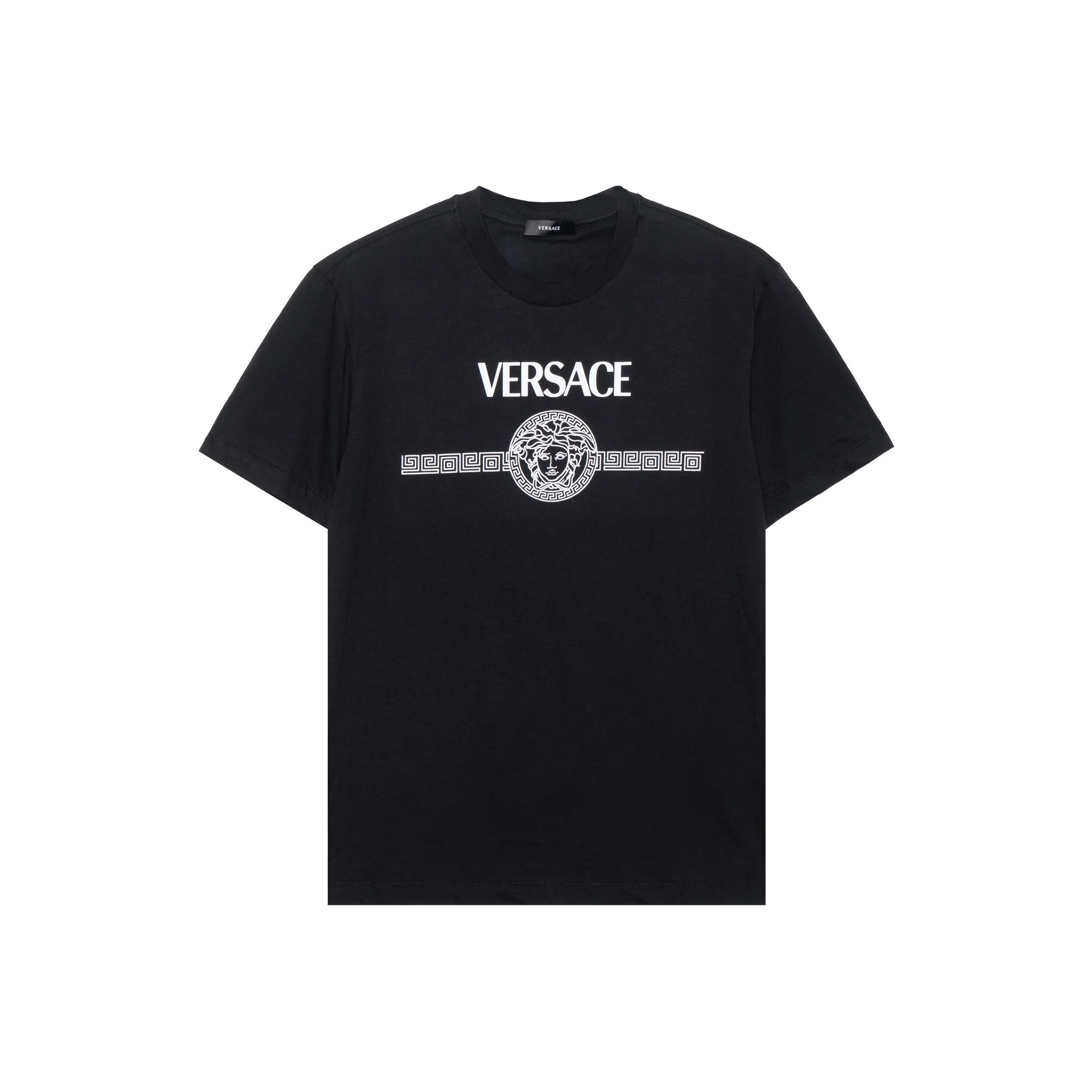 VERSACE Men Medusa Logo T Shirt Black