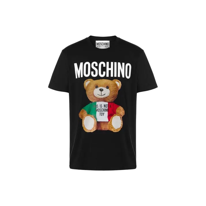 MOSCHINO SS21 T-Shirt Мужской Черный
