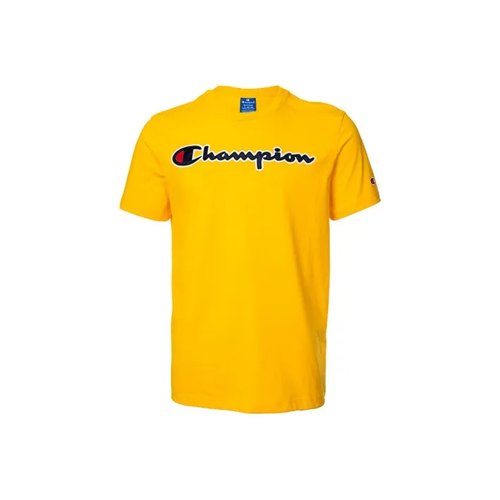 Champion T-Shirt Японская версия Мужская Желтая