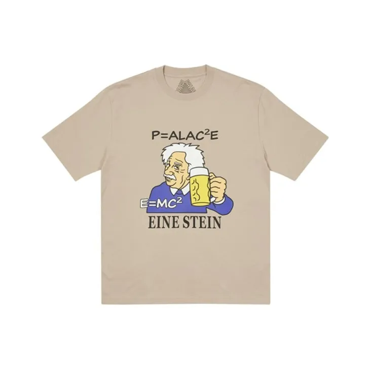 PALACE T Shirts Men Beige
