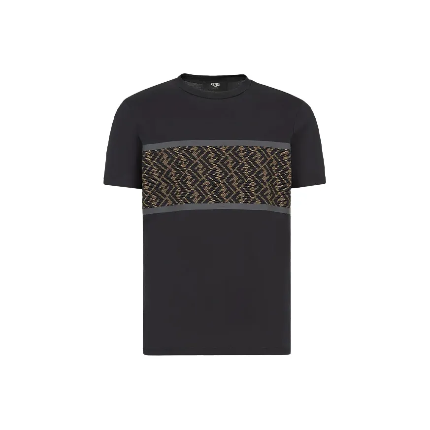 FENDI T-Shirts Men Black