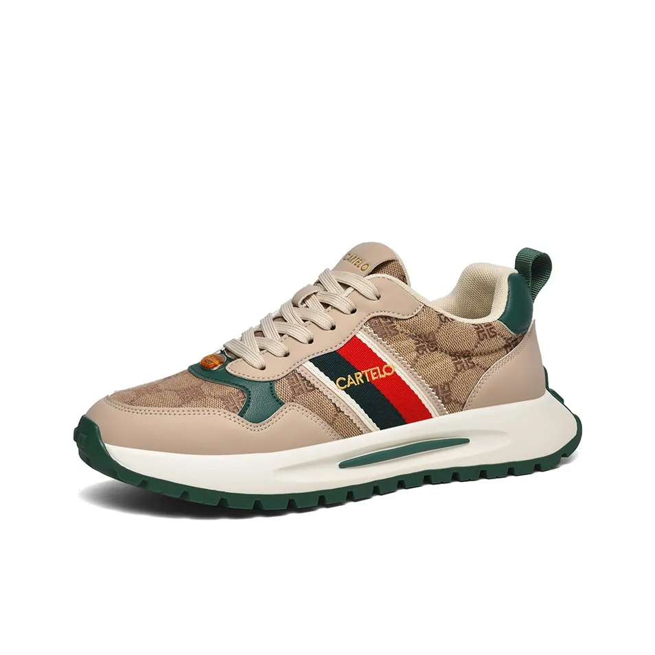 CARTELO Амортизация устойчивость к истиранию легкий дышащий противоскользящий низкий топ повседневный унисекс