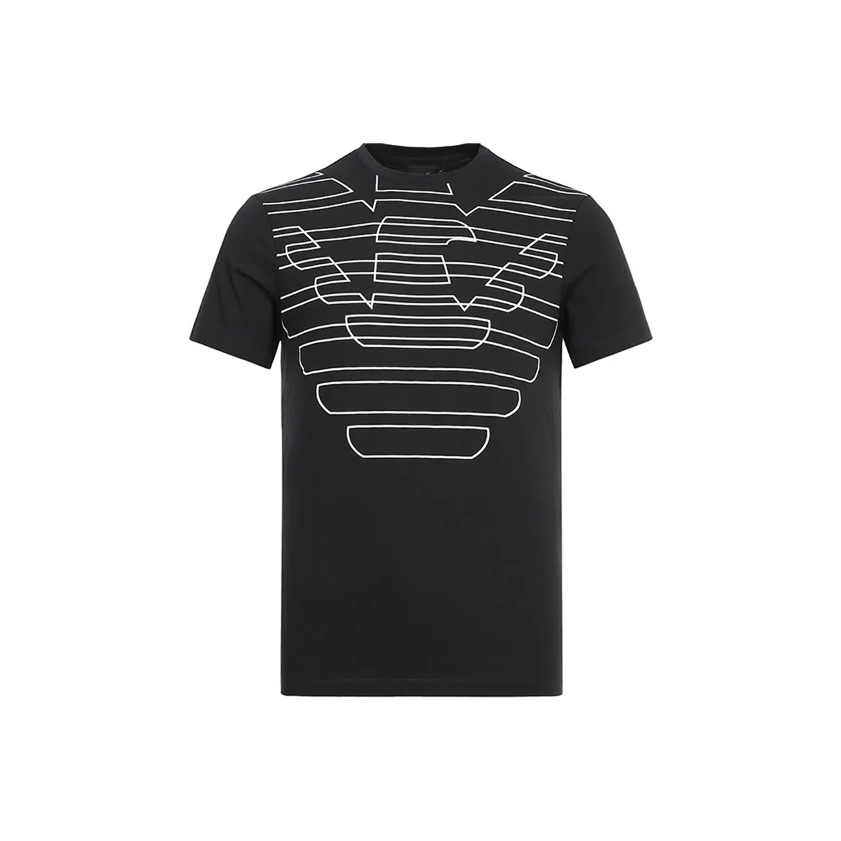 EMPORIO ARMANI Темно-зеленая мужская футболка