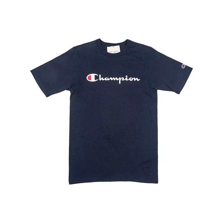 Champion T Shirt US Version Unisex Navy Blue