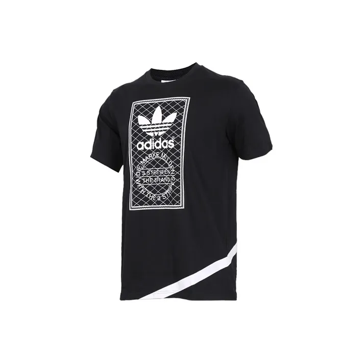Adidas Originals Мужская Черная T-Рубашка