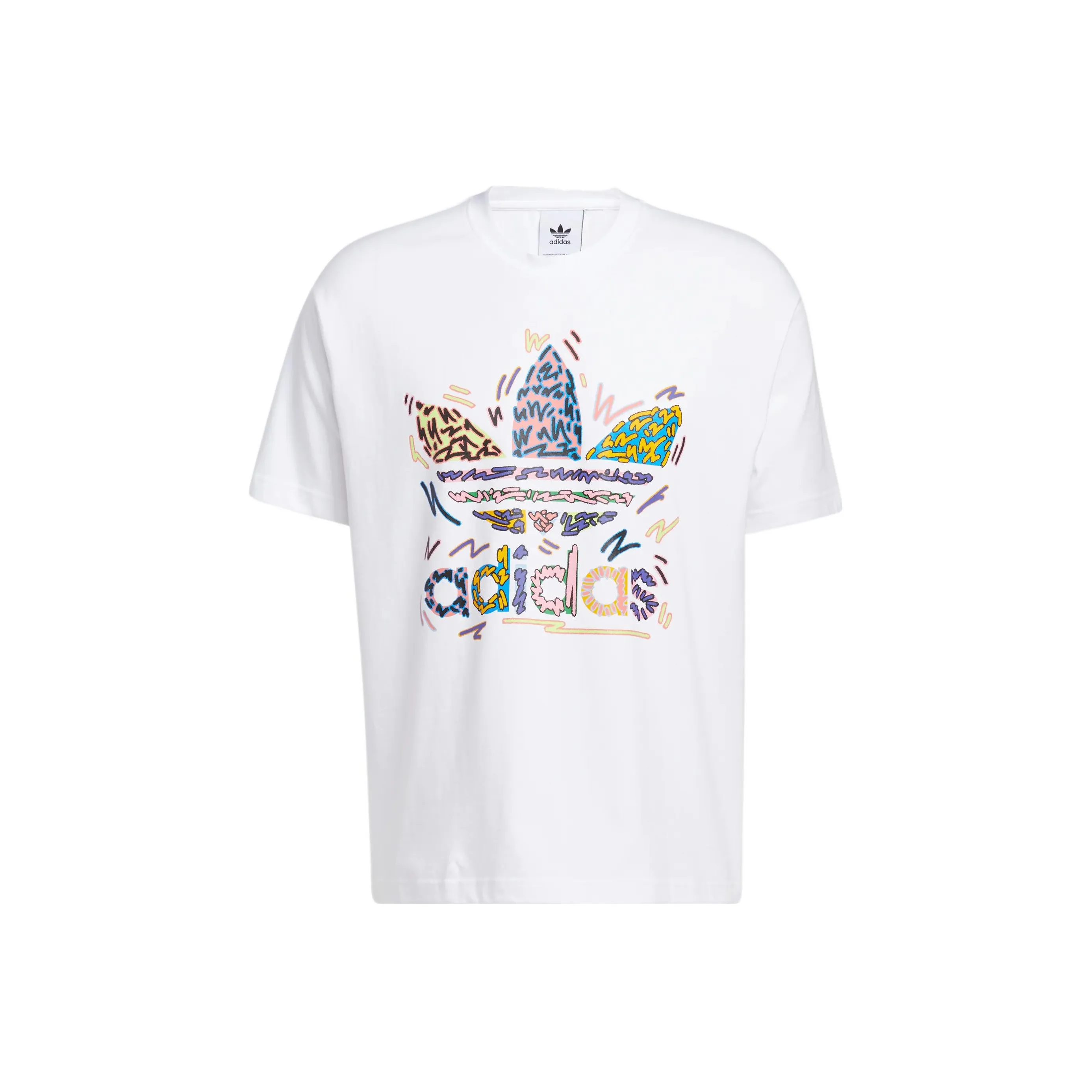 Adidas Originals LOVE UNITES TREFOIL SS22 T-Shirt Унисекс Белый