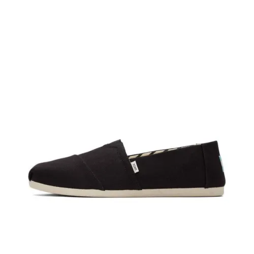 Toms Мужские повседневные туфли Low Top Черные Мужские