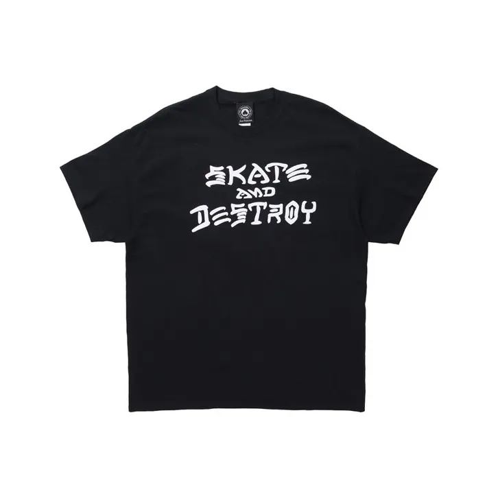 Thrasher T-Shirt US Version Unisex Black Т-Рубашка Thrasher US Version Унисекс Черная