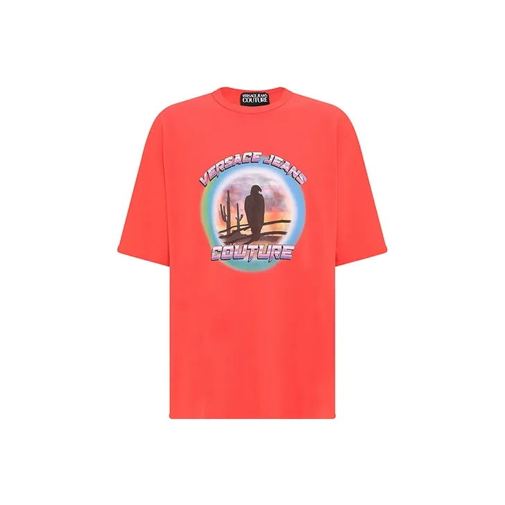 VERSACE JEANS COUTURE SS22 T Shirt Men's Red