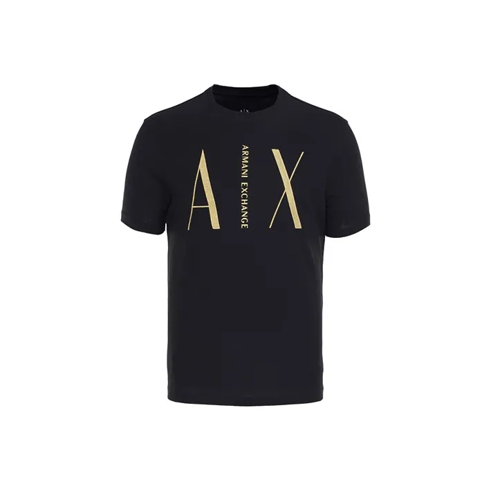 EMPORIO ARMANI Мужские черные футболки