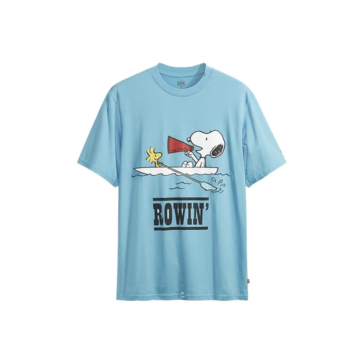 Levis T Shirts Men's Blue