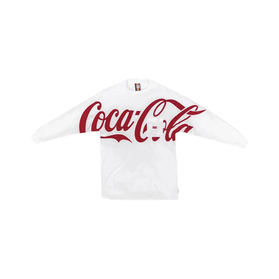 KITH x Coca Cola L S Quin Tee T Рубашка Унисекс Белый