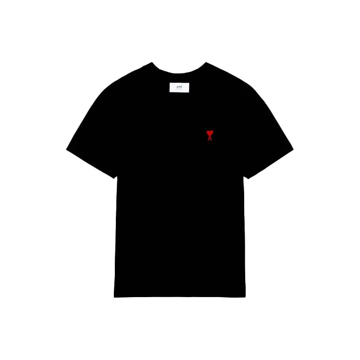 AMIPARIS Черная унисекс футболка
