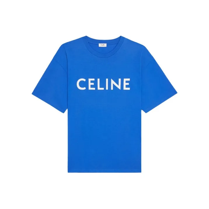 Celine Синий Мужской T-Рубашки