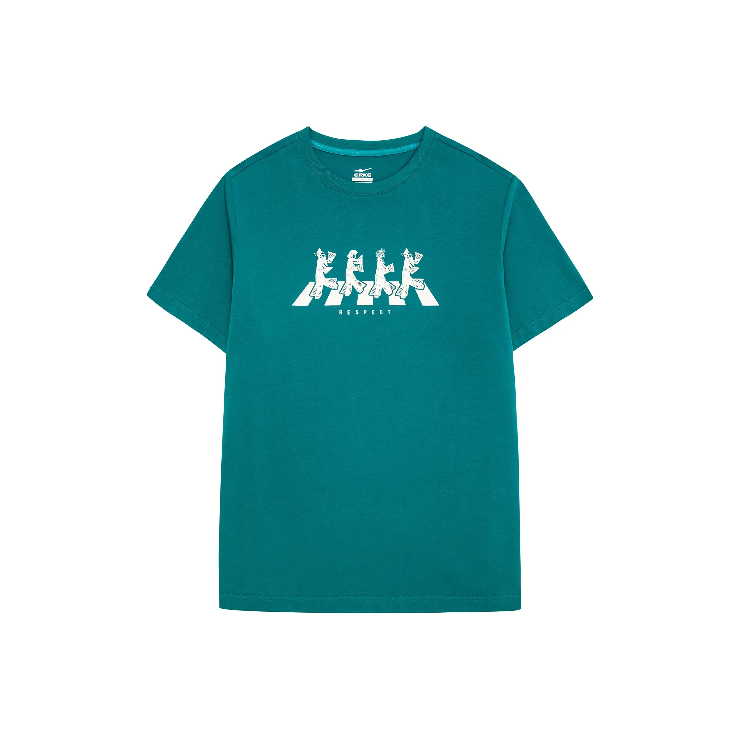 Erke T Shirts Men's Paulownia Green