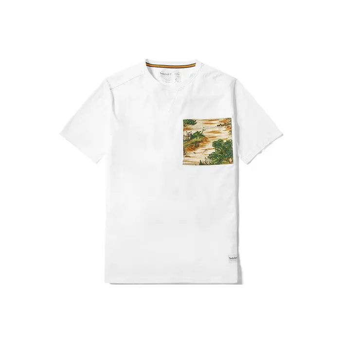 Timberland Белая Мужская T-рубашка